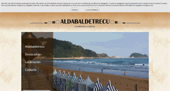 Desktop Screenshot of aldabaldetrecu.net